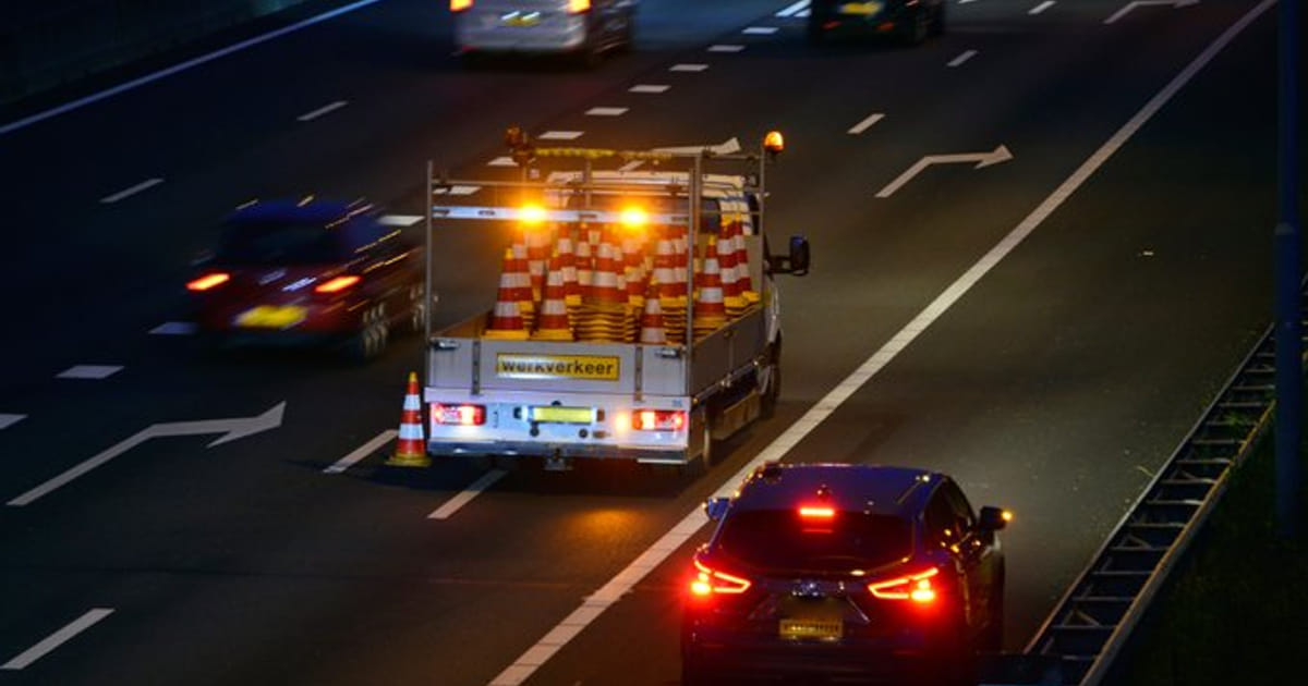 Rijkswaterstaat voert onderhoud uit aan A6: vanaf donderdag afsluiting tussen Almere Stad en Almere 
