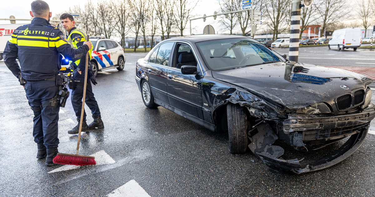 Buitenring richting Stad enige tijd dicht door ongeval