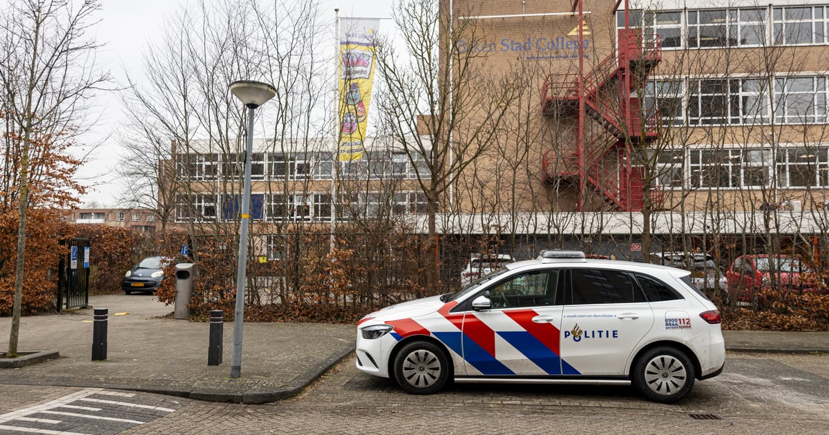 Lichtgewonde bij steekincident school Rooseveltweg