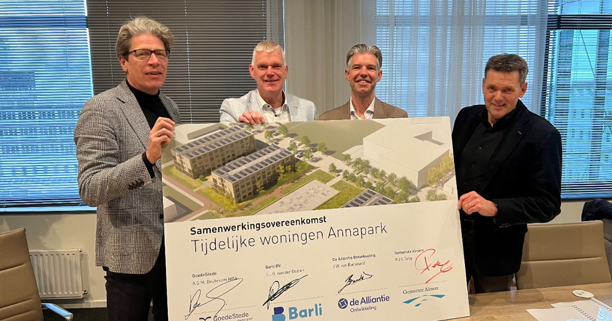 Annapark krijgt 192 flexwoningen voor spoedzoekers, oplevering verwacht in 2027