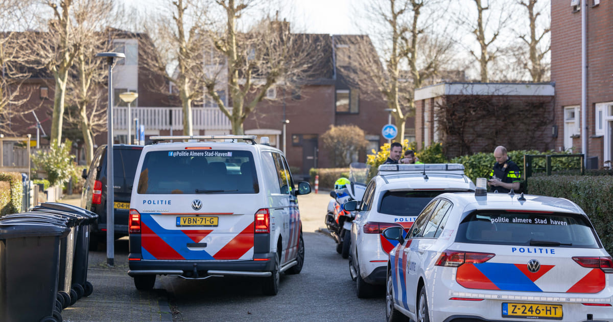 Politie massaal ter plaatse na woningoverval in Haven