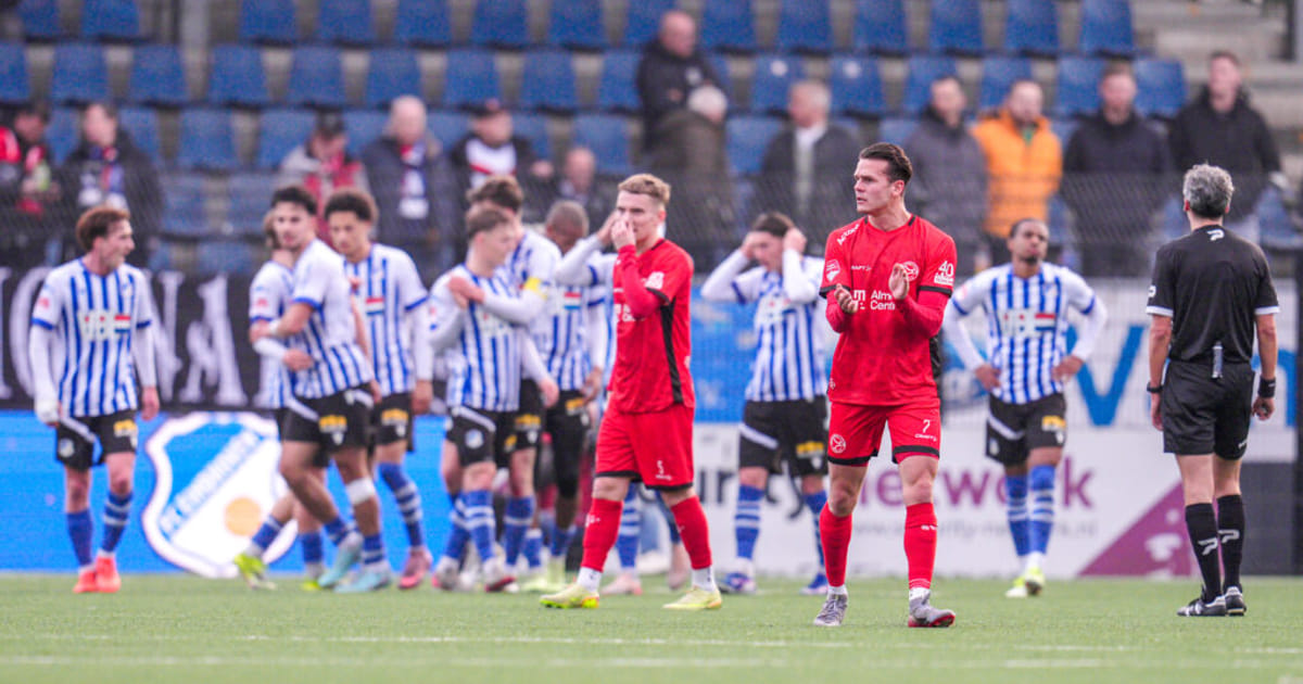 Almere City FC geeft zege uit handen tegen FC Eindhoven