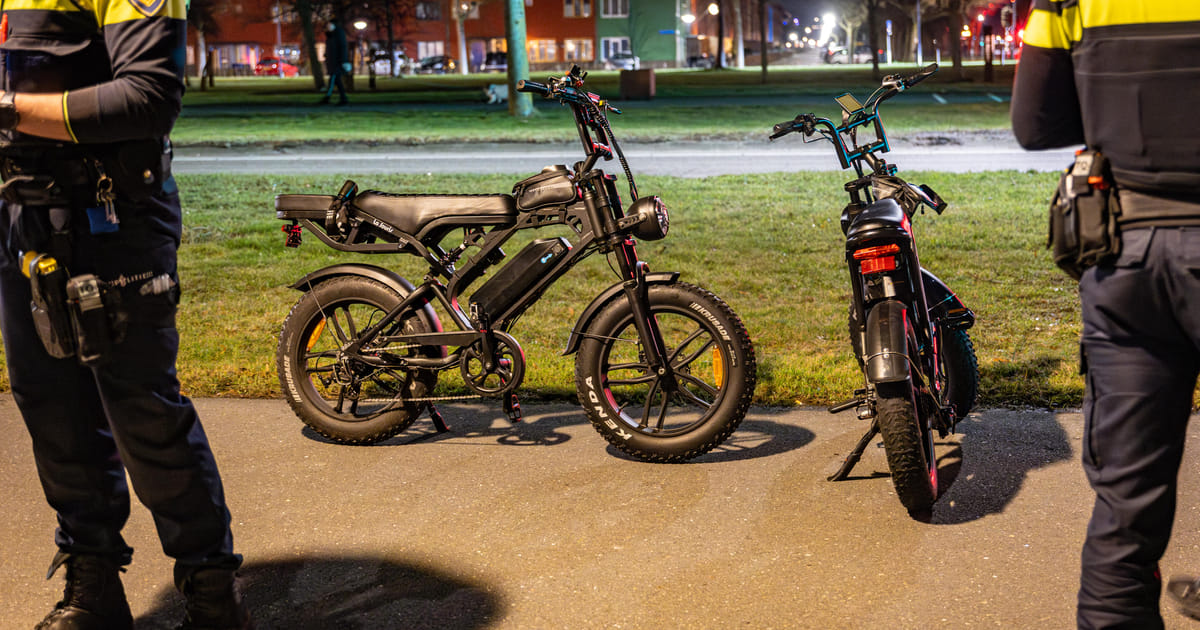 Politie controleert fatbikes na botsing op Evenaar