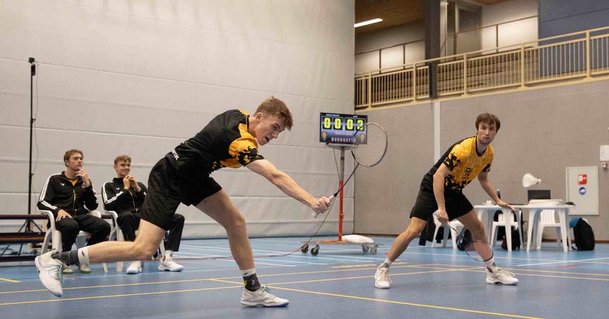 Badmintonners Almere blijven steken op gelijkspel na zwaarbevochten partij in Amersfoort