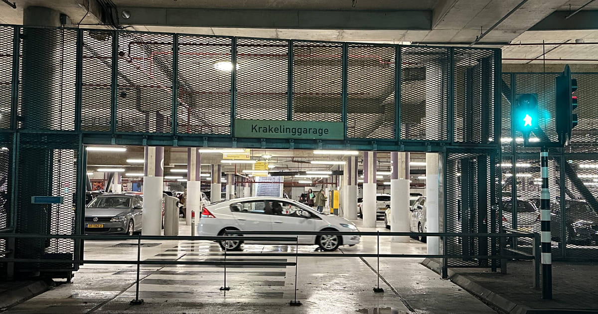 Krakelinggarage wederom deels dicht door werkzaamheden