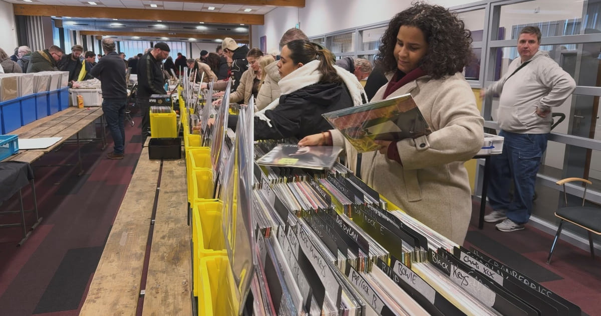 Platenbeurs trekt veel bezoekers