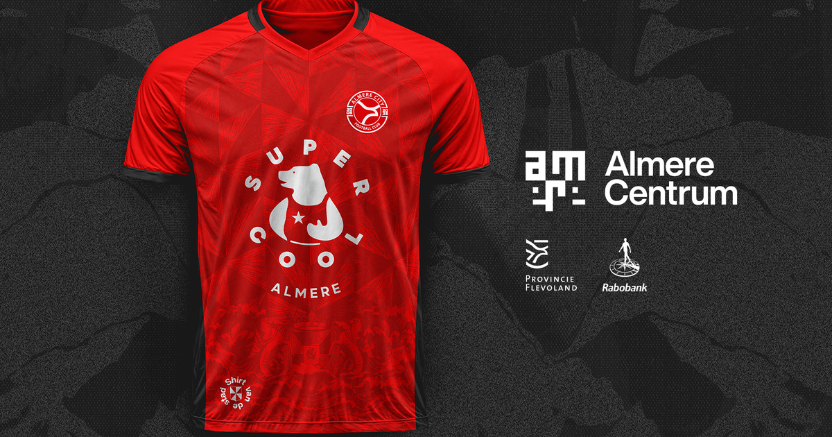 Almere City FC steunt Stichting Super Cool! tijdens Shirt van de Stad