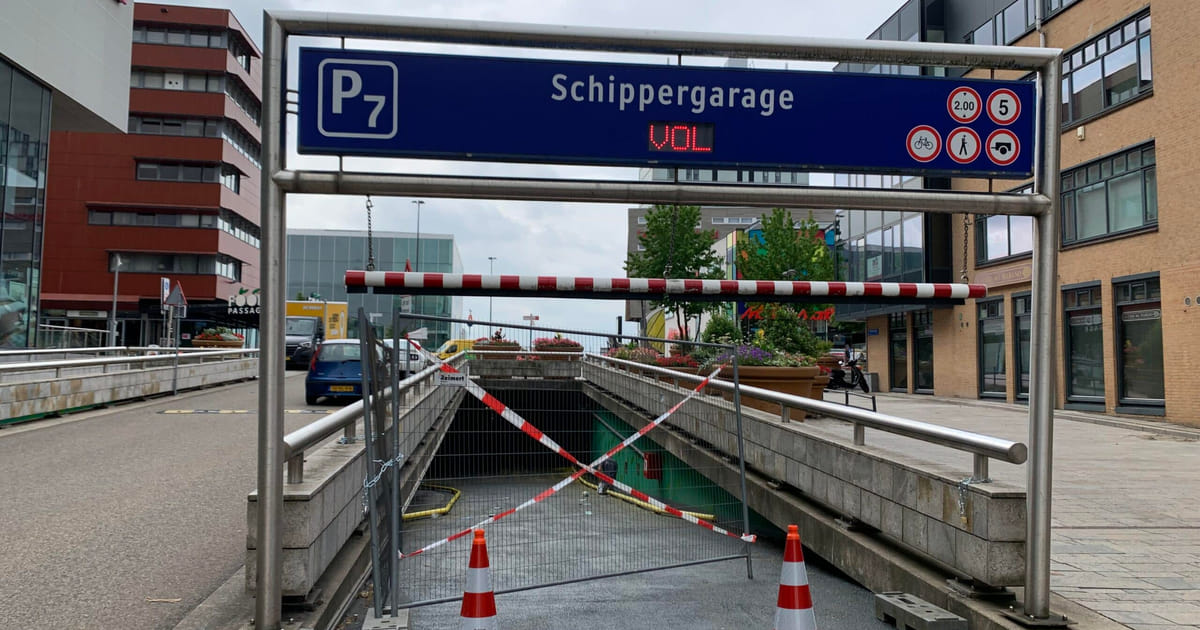 Schippergarage Almere Stad dicht wegens onderhoud