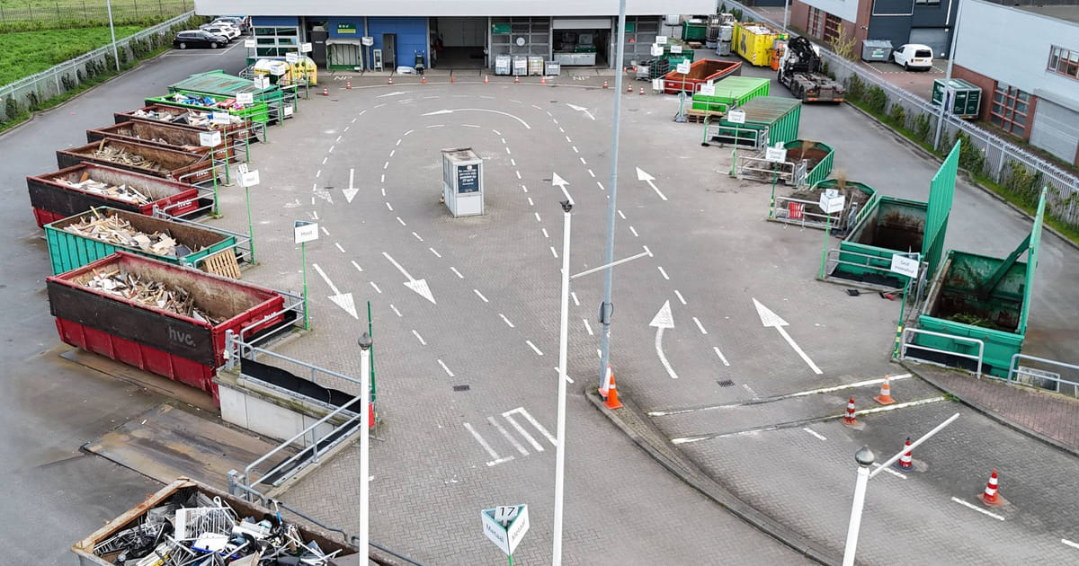 Afval inleveren bij recyclingperron? Vanaf februari heb je daar een pasje voor nodig