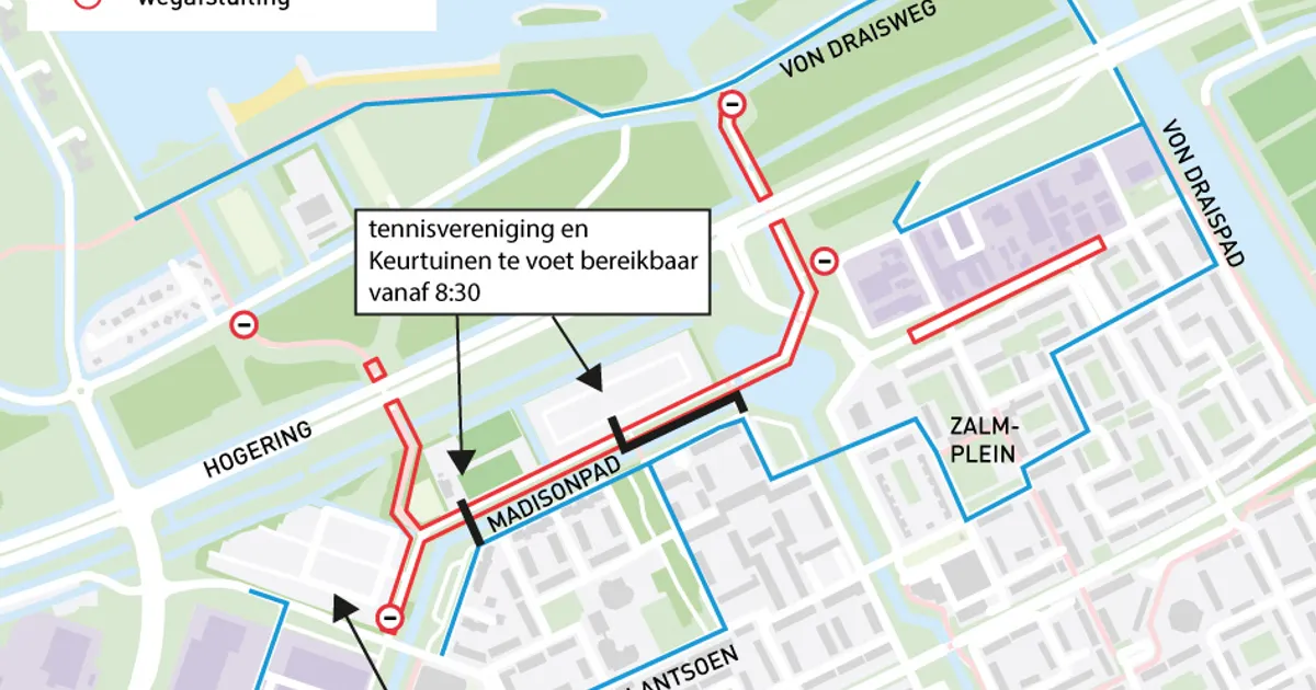Gemeente voert werkzaamheden uit in Waterwijk