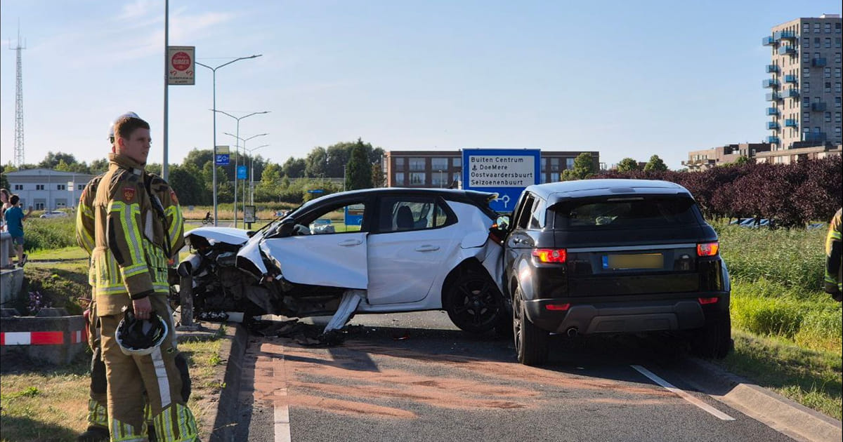 Almeerder (21) veroorzaakt botsing op Spectrumdreef, blijkt flinke slok op te hebben