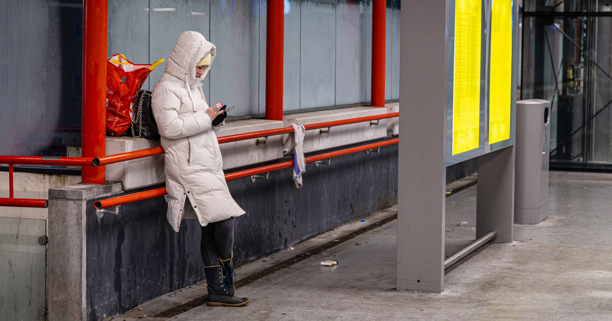 Trein- en busverkeer opnieuw plat door winterweer en NS-storing