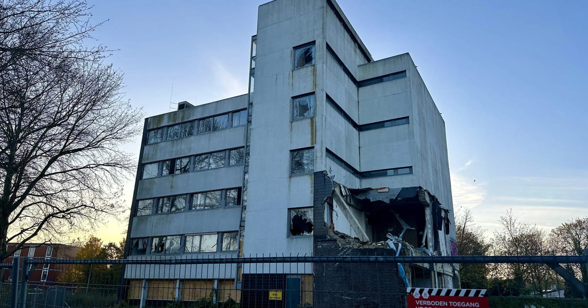 Sloop NCCW-gebouw in Almere Haven dit jaar afgerond: nieuwe woningen in zicht