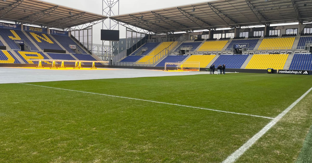 Duel tussen Cambuur en Almere City afgelast: veld onbespeelbaar