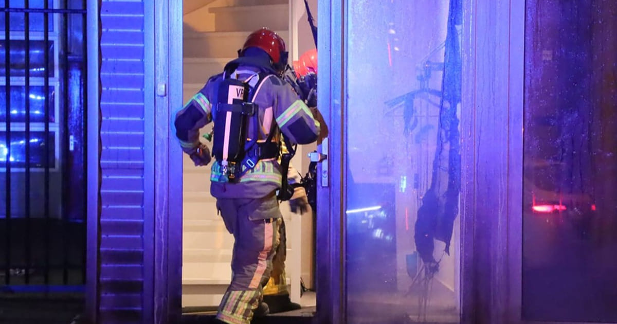 Explosie bij bedrijfspand in Almere Buiten