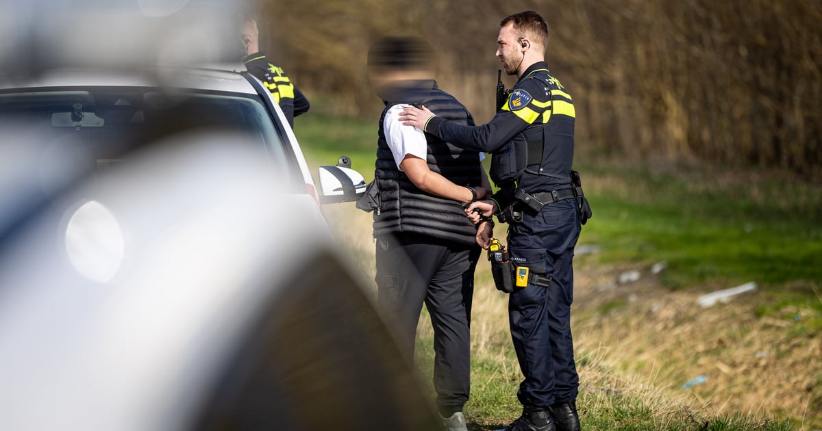 Aanhouding na achtervolging Trekweg Almere Buiten